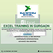 Excel Training in Gurgaon: Advanced Excel Institute
