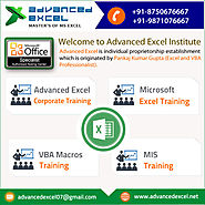 Excel Training in Gurgaon - Advanced Excel Training in Gurgaon
