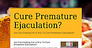 Cure Premature Ejaculation?