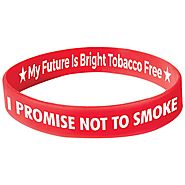 Great American Smokeout- Quit Smoking With Custom Rubber Wristbands - Make Your Wristbands