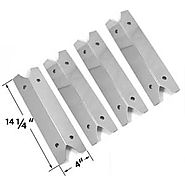 4 Pack Stainless Steel Heat Shield for Smoke Canyon GR2002401-SC-00, Smoke Hollow 7000CGS, 47180T, 47183T, Charmglow ...