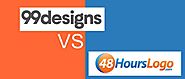 99designs vs 48 Hours Logo - Review and Comparison for 2019