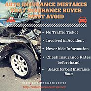 5 Common Auto Insurance Mistakes to avoid | Auto Insurance Invest