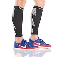 Compression Calf Sleeves to Improve Circulation and Recovery while Running Cycling & Travel 