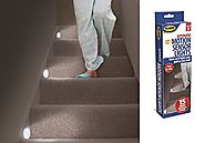 3 Motion Sensor Lights Stairs Path Night LED Automatic Hall Hallway Bathroom NEW