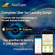 Uber for laundry | On Demand Dry Cleaning Service App | APPDUPE