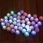 Neo LOONS 100pcs/lot 100 X Multicolor Round Led Flash Ball Lamp Balloon Light long standby time for Paper Lantern Bal...