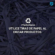 ##TipsEcológicos para su oficina ♻️: Utilice tiras de papel triturado 📜 al e...