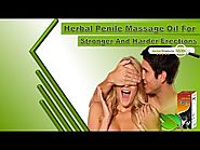 Herbal Penile Massage Oil for Stronger and Harder Erections