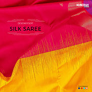 Yellow Designer soft Silk saree