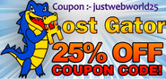 HostGator 25% OFF on All Web Hosting Packages