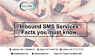 Inbound SMS Services - Facts You Must Know