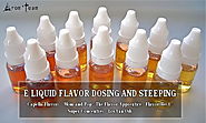 E liquid Flavor Dosing