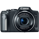 Canon PowerShot SX170 IS 16.0 MP Digital Camera with 16x Optical Zoom and 720p HD Video (Black)