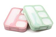 Lunch Box Set With 4 Compartments