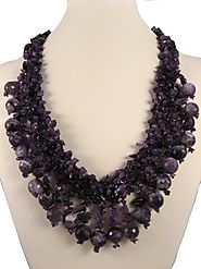 Gemstone Necklace | Semi Precious Stone Necklace | Lusso Boutique