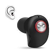 Mini Invisible Bluetooth Earbud ,V4.1 Stereo Wireless Bluetooth Earphone with Built-in Mic, Sports Noise Cancelling I...