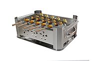 Fabrilla Steel Barbeque Portable With 5 Skewers BBQ Charcoal Grill | 11 Types Of Barbeque Grills & Tandoors