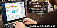 How to Recover Deleted Transactions in QuickBooks?