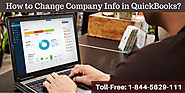 How to Change Company Info in QuickBooks?