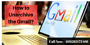 How to Unarchive the Gmail?