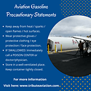 Aviation Gasoline Precautionary Statements — Tribute Aviation