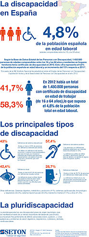 Infografía sobre la discapacidad en España
