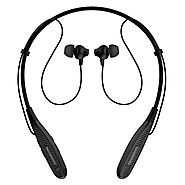 SoundPEATS Bluetooth Headset Neckband Headphones | Cheap Noise Cancelling Headphones