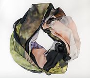 Personalised silk scarves