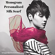 Monogram Personalised Silk Scarf