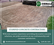 Affordable Stamped Concrete Services | Denali Construction