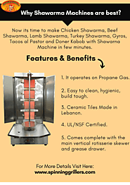 Features and Benefits of Electric Shawarma Machines