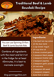 Traditional Beef and Lamb Souvlaki Recipe