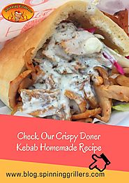 Best Homemade Doner kebab Recipe by Spinning Grillers