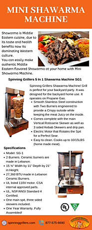 Mini Shawarma Machine