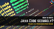 Tips for Java Enterprise Application Code Security