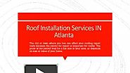 Roofing Installation Company In Atlanta