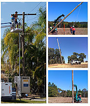 Power poles Brisbane : Property Poles, Underground & Overhead Power