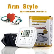 Full Automatic Electronic Blood Pressure Monitor Sphygmomanometer Arm Type