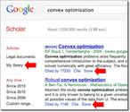 Google News: Google Scholar Library provides students and professors with searching power