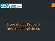 More about property investment advisors