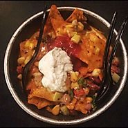 Nachos with Mixed Veg and Cheese