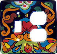 Ceramic Mexican Switch Plates