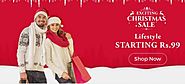 Shopclues Christmas Sale Offers 2017 - 90% Off Xmas Sale Mobile, TV, Sofa, Dresses, Decorations & Tree (Today)