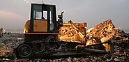 Bulldozer for Landfill Management – Daya Charan and Company – Construction Equipment Rental Services in India