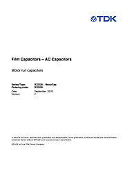 CAPACITOR FAKS - Epcos B32328 Series Film Capacitors