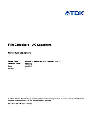 CAPACITOR FAKS - Epcos B32350 Series Film Capacitors