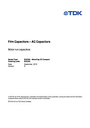 CAPACITOR FAKS - Epcos B32356 Series Film Capacitors
