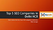 Top 5 SEO Companies in Delhi NCR - BigLeads.in