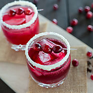 Cranberry Clove Sparkling Margarita
